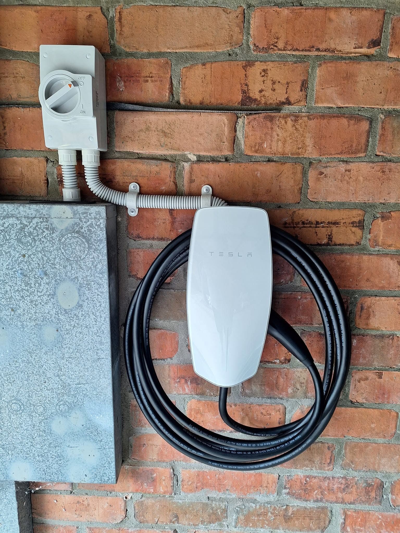 After — Tesla EV Charger